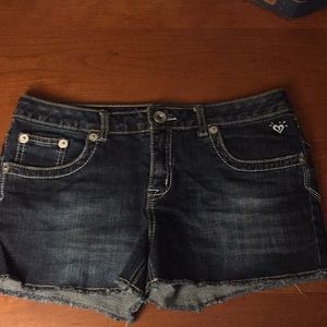 Juniors justice jean shorts. Barely worn